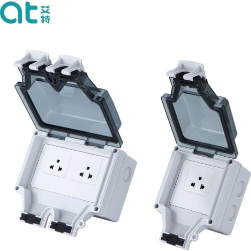Outdoor Wall Switch Socket Weather&Dust Proof Power Outlet American Standard