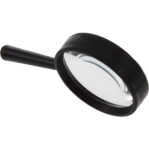 Top Handheld Reading 25mm 5X Magnifier Hand Held Magnifying 25mm Mini Pocket Magnifying Glass Children Magnifying Glass