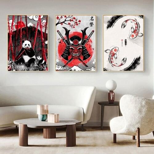 Japanese creativity Canvas Painting Posters And Prints Wall Picture For Living Room Abstract Decorative Home Decor