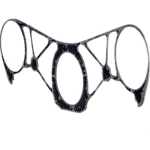 Motorcycle Oil Tank Protection Plate Fork Sticker Badge Decal Steering Bracket Cover Decal Sticker For Yamaha YZF-R1 YZF R1 2009