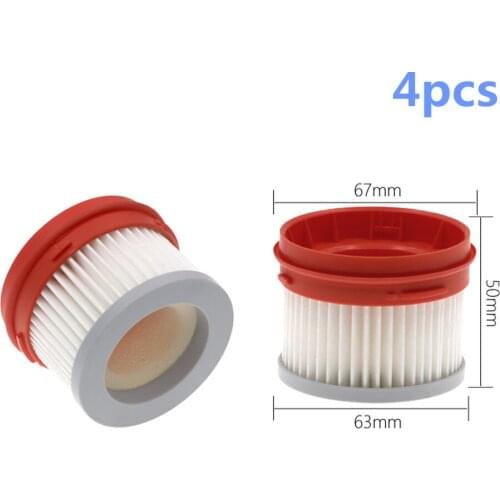 4pcs Filters For Dreame V9 Household Wireless Handheld Vacuum Cleaner Parts for Dreame V9 HEPA filter