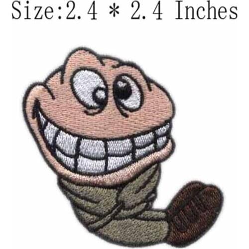 Big eyes 2.4" wide embroidery patch for shopkins/patches for clothing/nba jersey