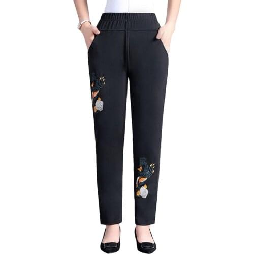 Spring Autumn Women Casual Pants Straight Stretch Comfortable Big Work Pant Korean 5xl Trousers Female Plus Size Pantalon Femme