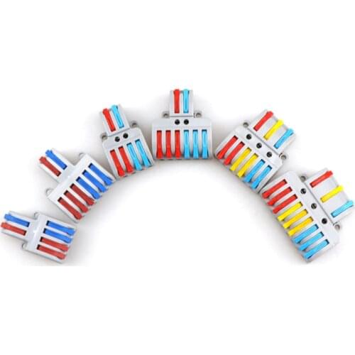 Quick Wire Connector Universal Wiring Cable Connectors Led Light Electrical Splitter Fast Cable Eletrico Connection Push-in