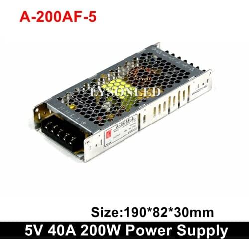 Chuanglian A-200AF-5 Ultrathin 200W Power Supply 5V 40A Display PSU