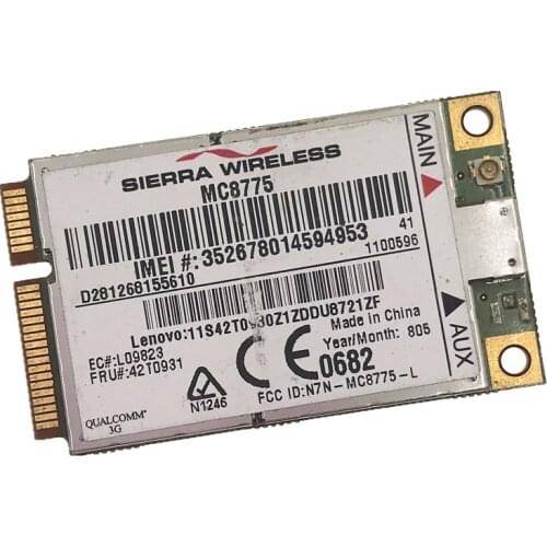For Unlocked MC8775 WWAN Card T61/T61P/X61/X61S/X61t/R61/X300 42T0931 WWAN Card