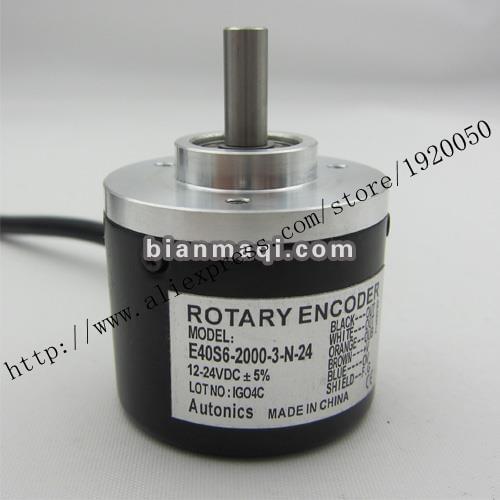 E40S6-2000-3-N-24 rotary encoders outer diameter 40mm 2000P / R Shaft 6mm