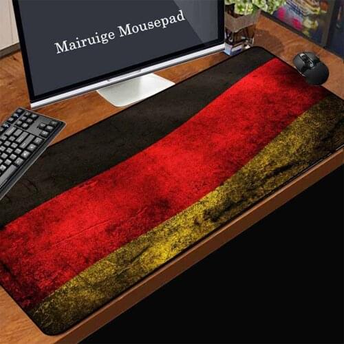 Mairuige German Low Price Promotional Game Mouse Pad Flag Pattern Cartoon Home Rubber Non-slip Computer Keyboard Mat