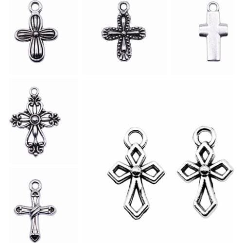 Tristana Small Cross Charms designer charms for jewelry making diy jewelry kit accessories