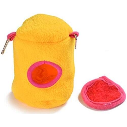 Small Animals Hammock Warm Sleeping Bed Plush Tunnel Hamster Hanging House for Rat Guinea Pig Squirrel Chinchilla Ferret