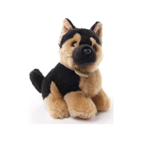 Lovely cartoon dog plush toy simulation German Shepherd dog 20cm soft doll kids toy birthday gift b1898