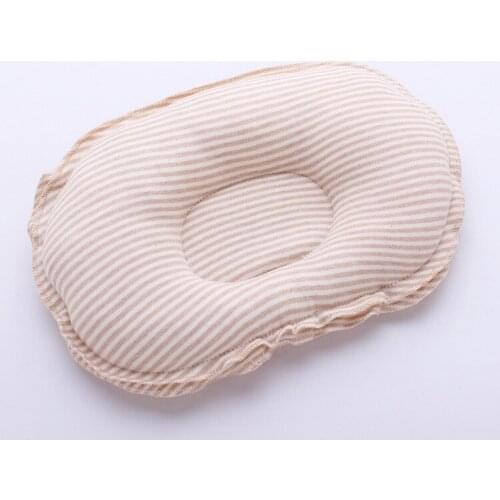 Cute Natural Organic Cotton Baby Pillow Infant Newborn Sleep Positioner Prevent Flat Head Shape Support Pillows