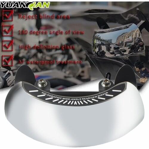 Motorcycle Holographic Wide-angle Universal Rear Mirror Wide Mirror View on Windscreen for BMW TMAX R1200GS R1250GS All Year