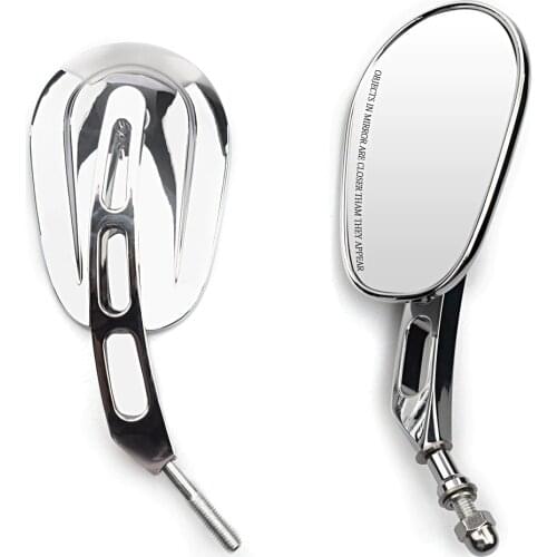 Motorcycle Universal Rear View Side Mirrors For Harley Road King Touring XL883 Sportster 1200 XL1200C Fatboy Dyna Softail 8MM