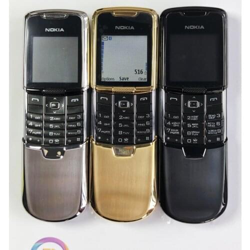 Nokia 8800 Classic 2G GSM Refurbished Mobile Phone Russian Arabic English Keyboard Original Unlcocked