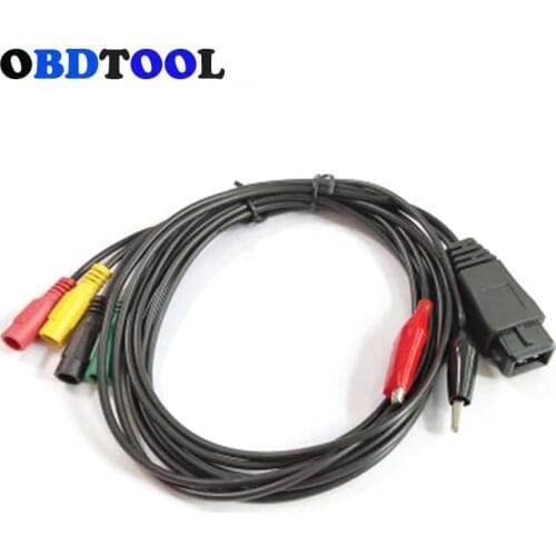 PSA2PIN-KTS + Clip To 4Bananas for Citroen Car Scanner Connector 2pin +2Clips To 4 CD Banana Plug Adapter Cable