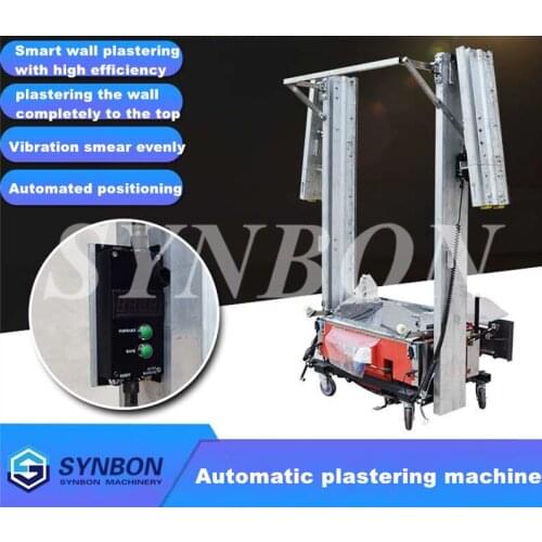 Vibration plastering machinery wall cement plaster machinery Automatic Wall Plaster Cement Mortar Rendering Machine SYW-8