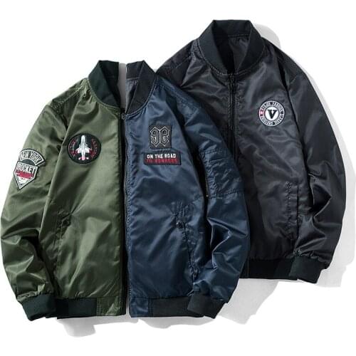 Orange Classic Mens Autumn Jackets