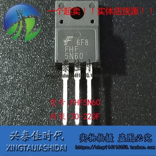 Original new 5pcs/ FHF5N60 5N60 4.5A/600V TO-220F