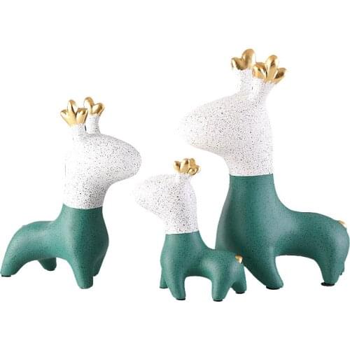 Luxury fawn furnishing articles sitting room porch TV ark between American example home decoration crafts and gifts