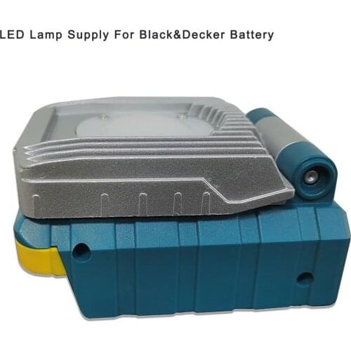 Folded Power Tool 18V 10W Li-ion Battery Supply LED Working Light Lamp For Bosch For Makita For Milwaukee For Best
