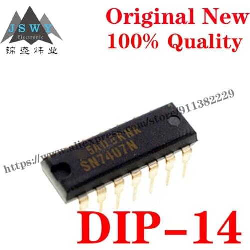 SN7407N Semiconductor Logic IC Buffer and Line Driver Chip Use for the arduino nano uno Free Shipping SN7407N