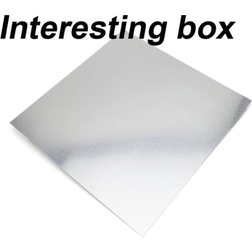 Thin aluminum plate 200 * 200 * 0.3mm aluminum sheet material sheet diy model electronic shell handmade material