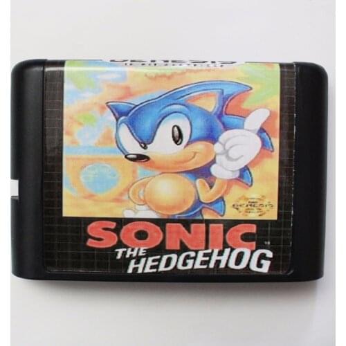 Sonic 16 bit SEGA MD Game Card For Sega Mega Drive For Genesis
