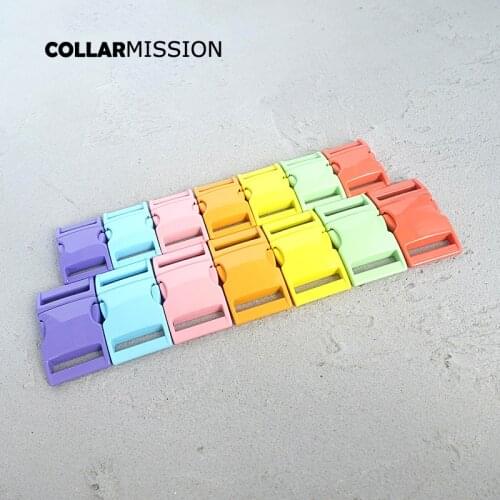 10pcs/lot spray paint metal clasp quick side release for 20mm and 25mm Webbing diy dog collar accessory buckle 7 colours