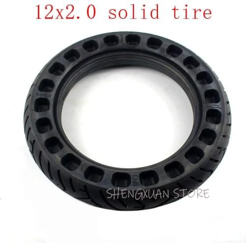 12 Inch Non-inflatable Tubeless Solid Wheel Tyre 12x2.0 12x2.125 for Many Gas Scooter E-bike Hoverboard Self BalancingParts