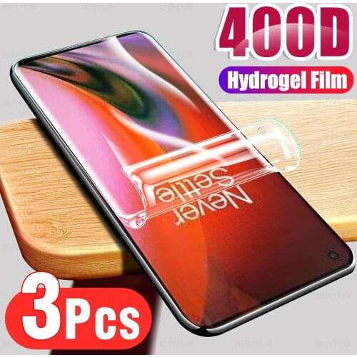 3Pcs HD Full Cover Soft Hydrogel Film For OnePlus Nord 2 5G Phone Screen Protection For One Plus Nord2 2021 6.44" Film Not Glass