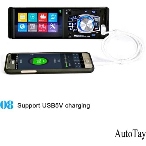 Car Steering Wheel Controller MP5 Player Speaker Cable Kit Reversing Camera Card Remote Control Electronic Accessories