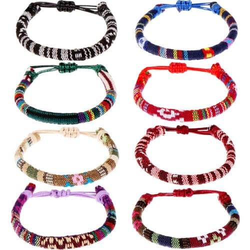 8 Pieces Vintage Turtle Anklets For women Summer Beach Barefoot Crochet Sandals Ankle Bracelets on Foot Wax rope Chain Jewelry