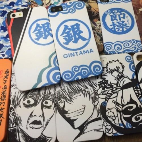 GINTAMA Cosplay Phone Case Anime Collectibles Silicone Phone Cover Case For Iphone 6/6s/7/7S Plus