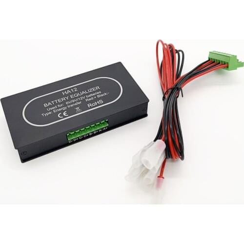 HA12 Battery Equalizer Balancer with App show voltage through Mobile Phone for 4*(2V-5V) or 4*(6V-12V) Solar battery system