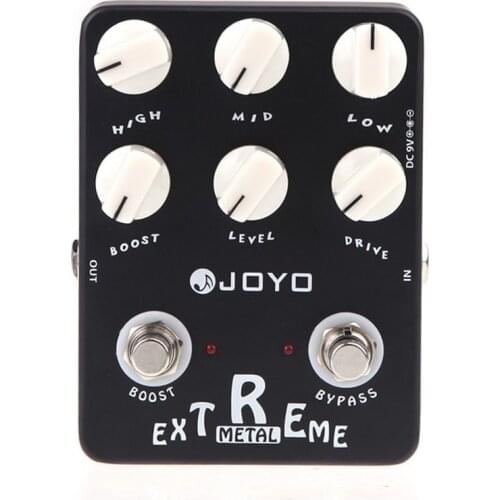 JOYO JF-17 Extreme Metal Guitar Effect Pedal Distortion Aluminum Alloy Strong Low Frequency Clear Effects Guitar Accessories