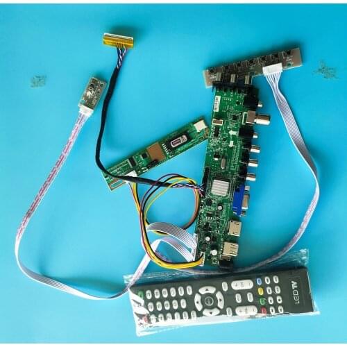 Kit For QD17TL02 Rev: 02/QD17TL02 Rev: 06 Controller board TV VGA USB remote DVB-T 30pin 1 CCFL Digital 1440X900 HDMI LCD PaneI
