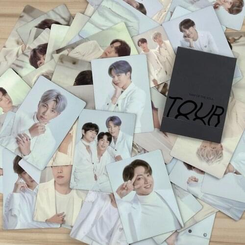 KPOP Bangtan Boys WORLD TOUR Same PhotoCard Photo Cards The Live SOUL Memebers LOMO Cards Premium Photos