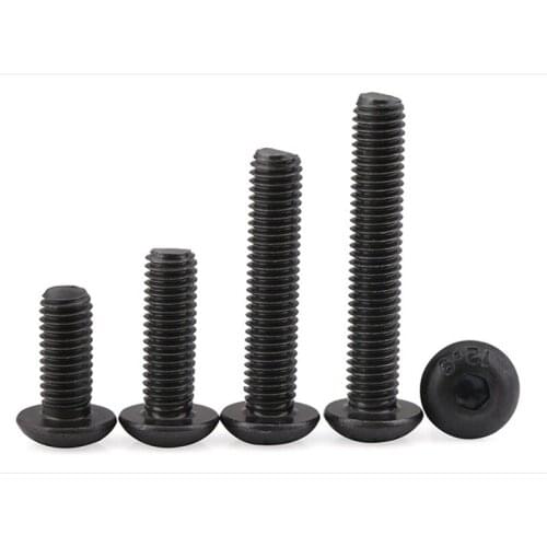 M3 M4 M5 12.9 Round Head Hexagon Socket Head Hexagon Socket Head Cap Screw Round Cup Screw 10 Pcs