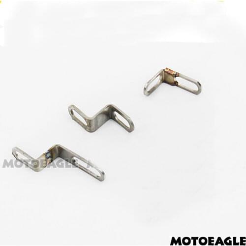 Motorcycle modified sports car exhaust pipe fitting fixing ring hanging ring Z-shaped screw bracket SV650 S1000RR K750 Z900