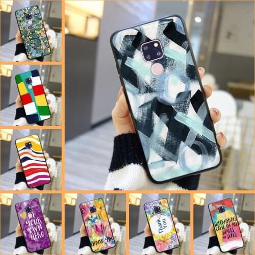 Soft Phone Case Silicone For Huawei Mate 7 8 9 10 20 Lite Art Quotes Painting Soccer Back Cover For Huawei Mate 9 10 20 Pro