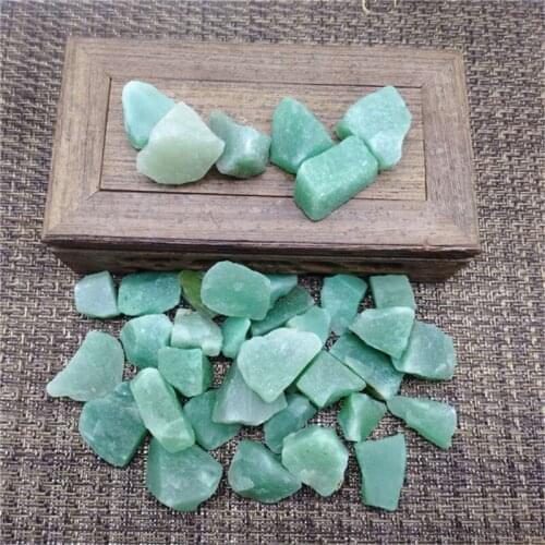 Natural Quartz Bulk Gemstone Rough Green Aventurine Healing Raw Crystal Stones For Feng Shui