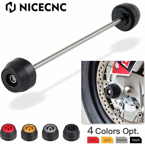 Front Axle Fork Wheel Slider Falling Protector for Aprilia RSV4 RR RF APRC Factory uono V4 Shiver Dorsoduro 900 750