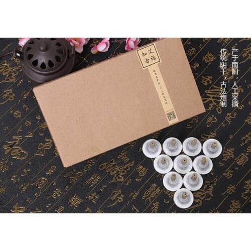 Genuine 70 pcs moxa capsules boxed five years Chen Ai moxibustion stickers acupuncture massage stickerSZ