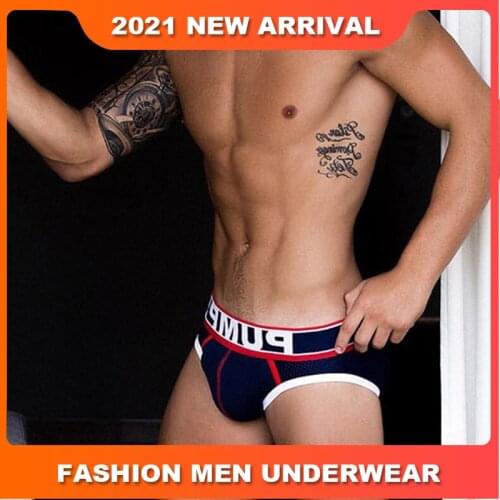Soft Cotton Sexy Mans Underwear Briefs Mens Briefs Bikini Gay Underwear Mens Lingerie Funny Men Underwear for Big Penis Slip
