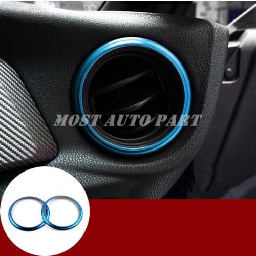 Inner Dashboard Air Vent Outlet Cover For Toyota 86 GT86 Scion FR-S 2012-2018 Blue/Red Car accesories interior Car decoration