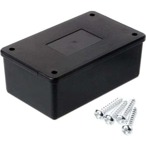 Waterproof ABS Plastic Electronic Enclosure Project Box Case Black 105x65x40mm
