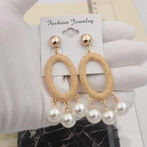 Punk hyperbole geometric statement dangle earrings for women girls jewelry gift alloy nickel free ce030