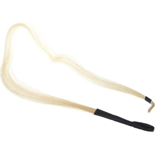 1pc 79cm Natural White Horse Hair Erhu Bow Hairs Musical Instrument Parts