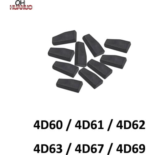 10 PCS/LOT, Auto Transponder Chip 4D60/4D61/4D62/4D63/4D67/4D69 Ceramic Car Chip Blank Key Chip